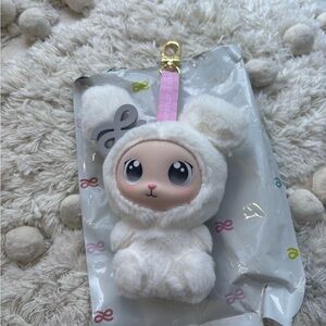House of Littlebunny | Bag Charm - White Plush Bunny